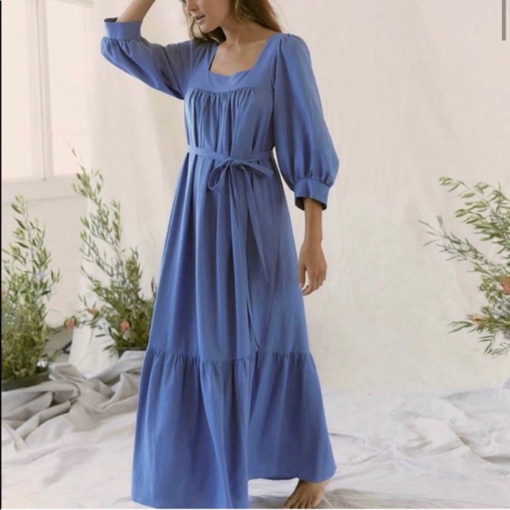 NWT - Blue Christy Dawn Dress size small